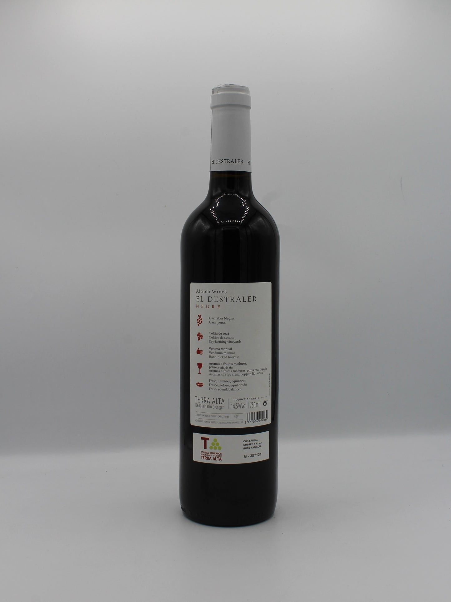 Vino Tinto El Destraler