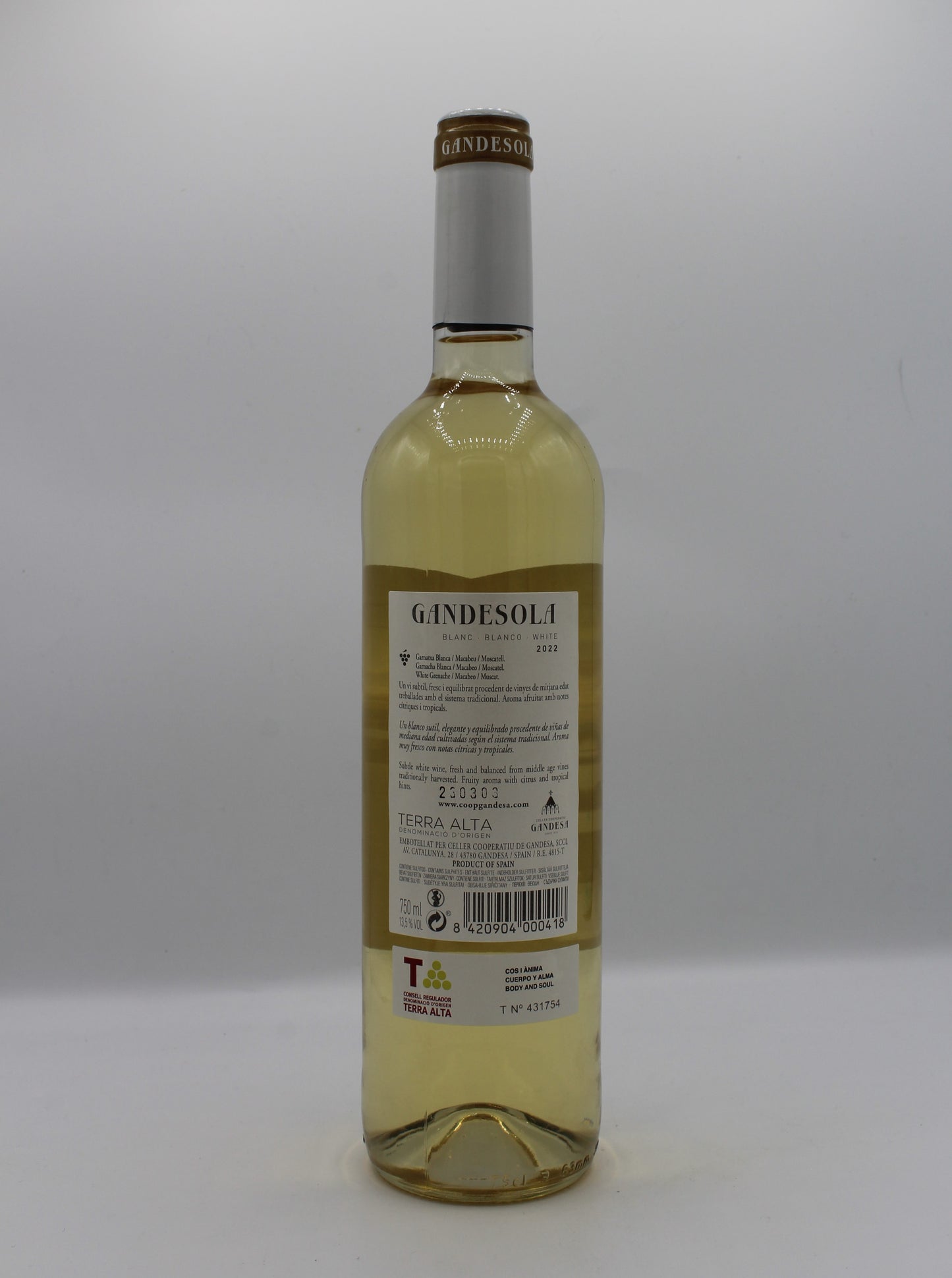 Vino Blanco Gandesola
