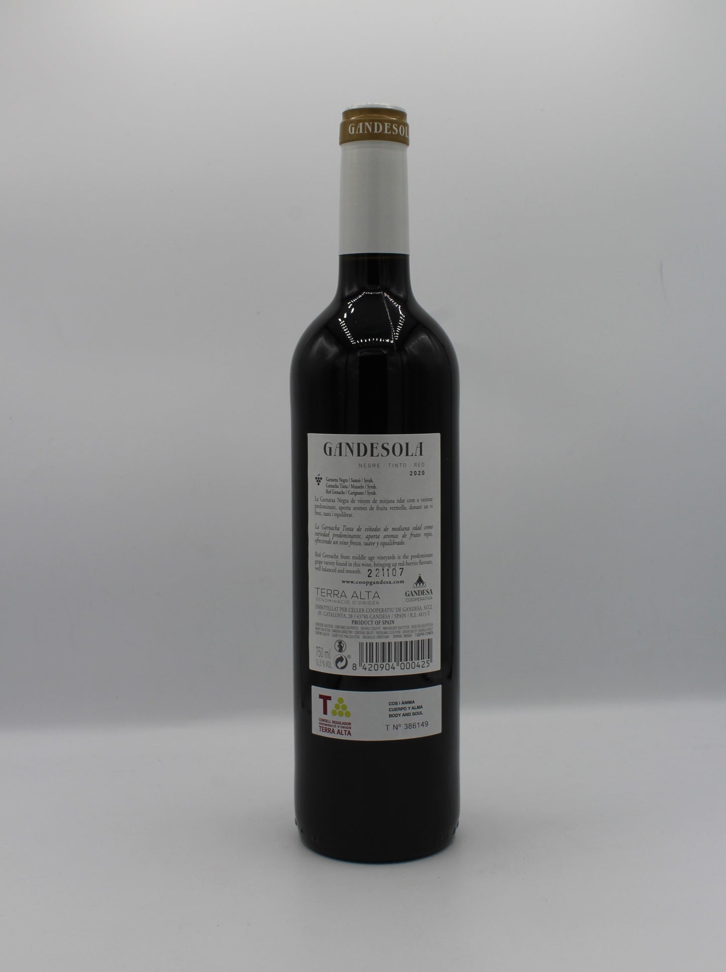 Vino tinto Gandesola