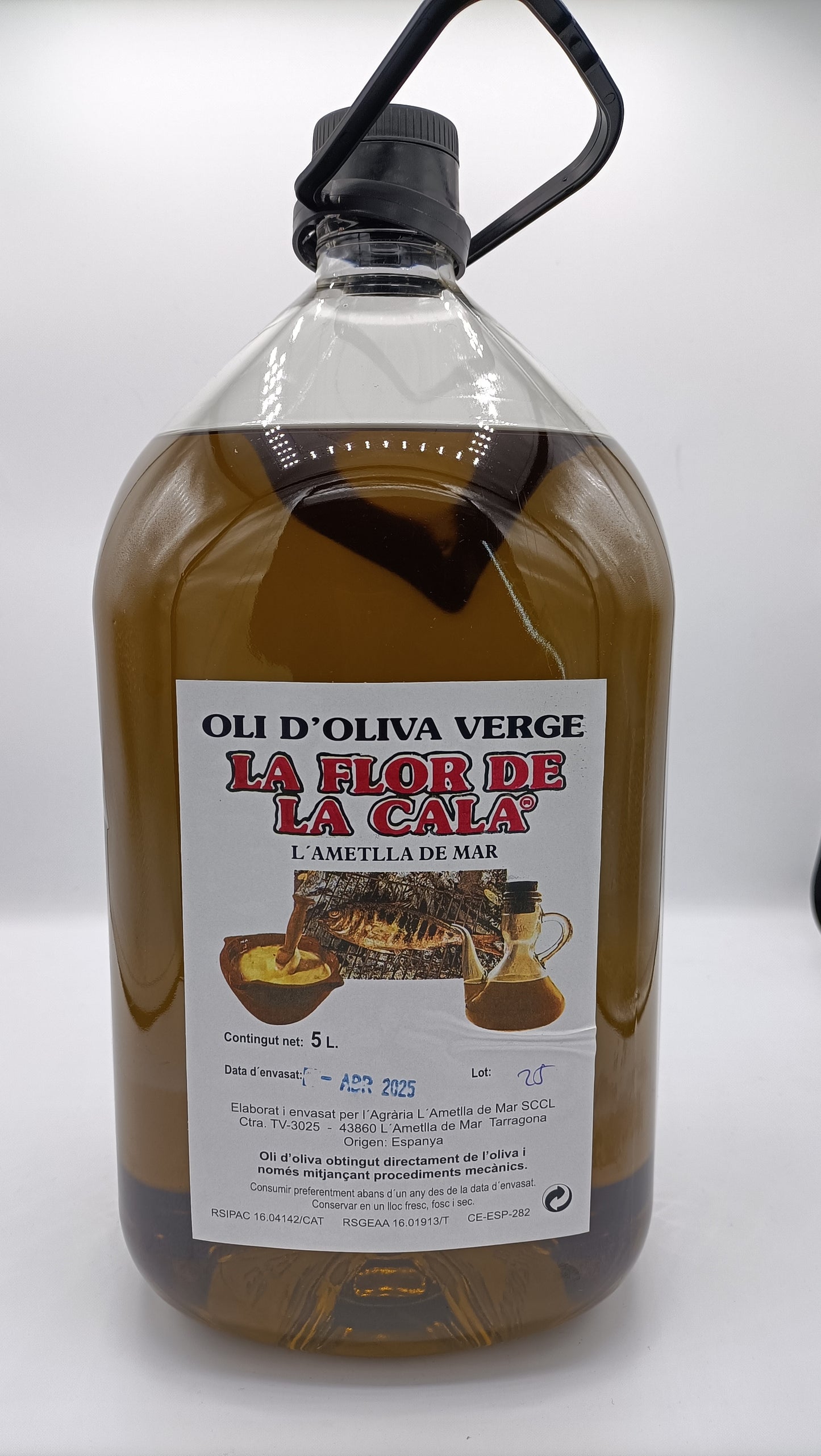 Oli d'Oliva Verge La Flor de la Cala 5 L