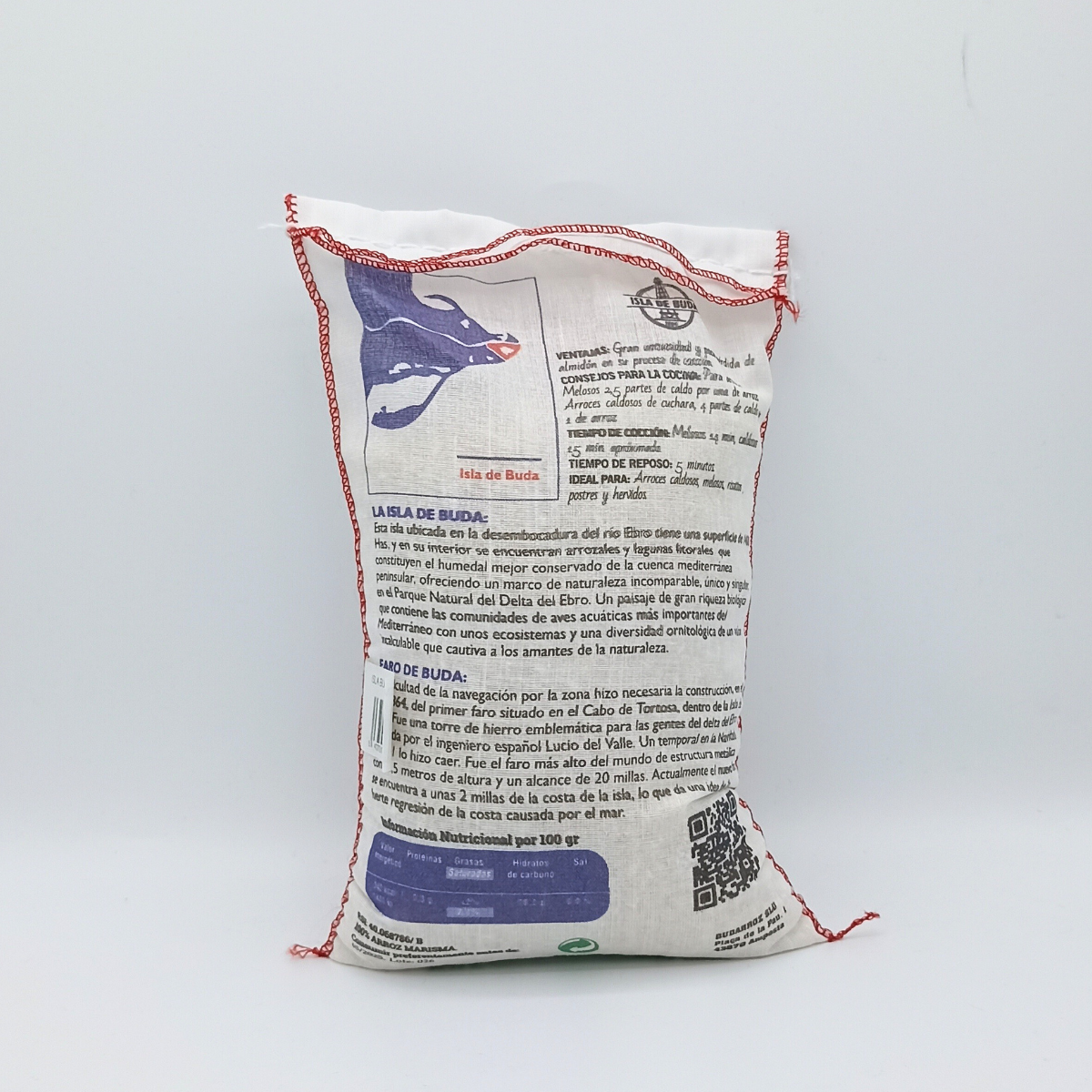 Arroz Marisma 'La Isla De Buda' Saco de Tela 1 Kg.