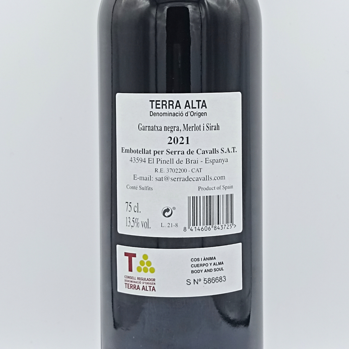 Vi negre Serra De Cavalls