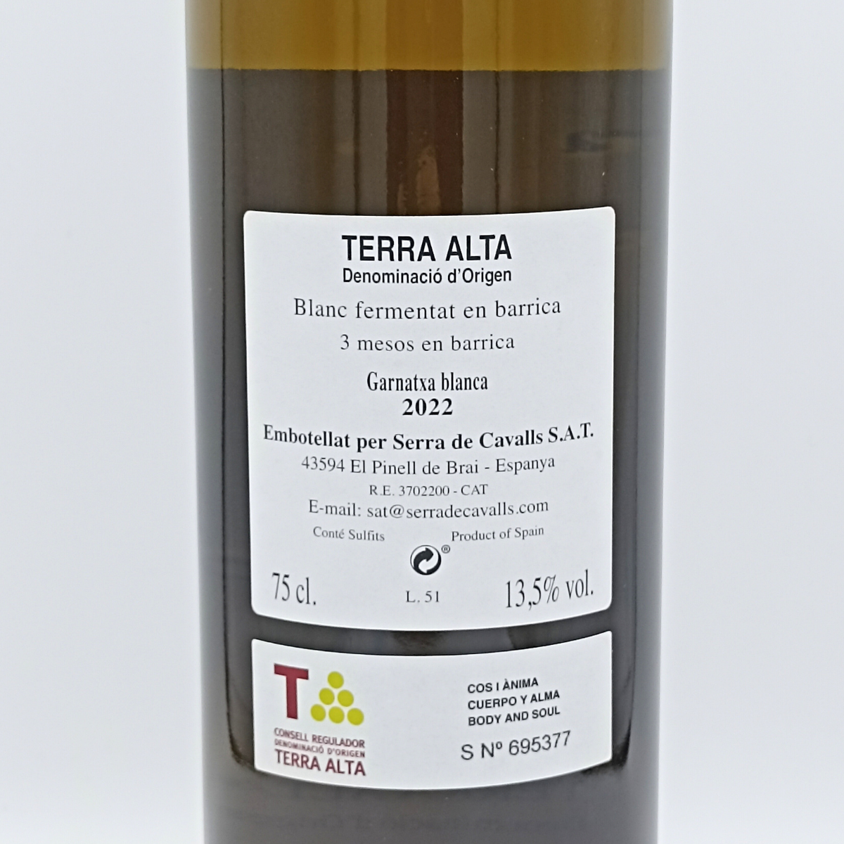 Vi blanc criança Serra de Cavalls