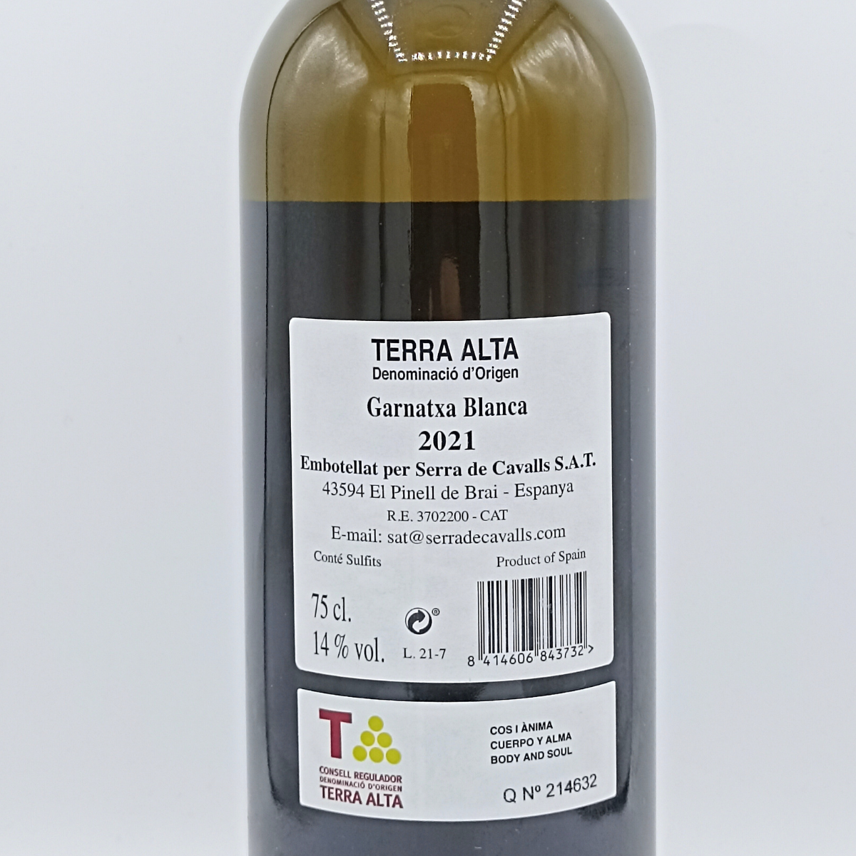 Vino Blanco Joven Serra de Cavalls