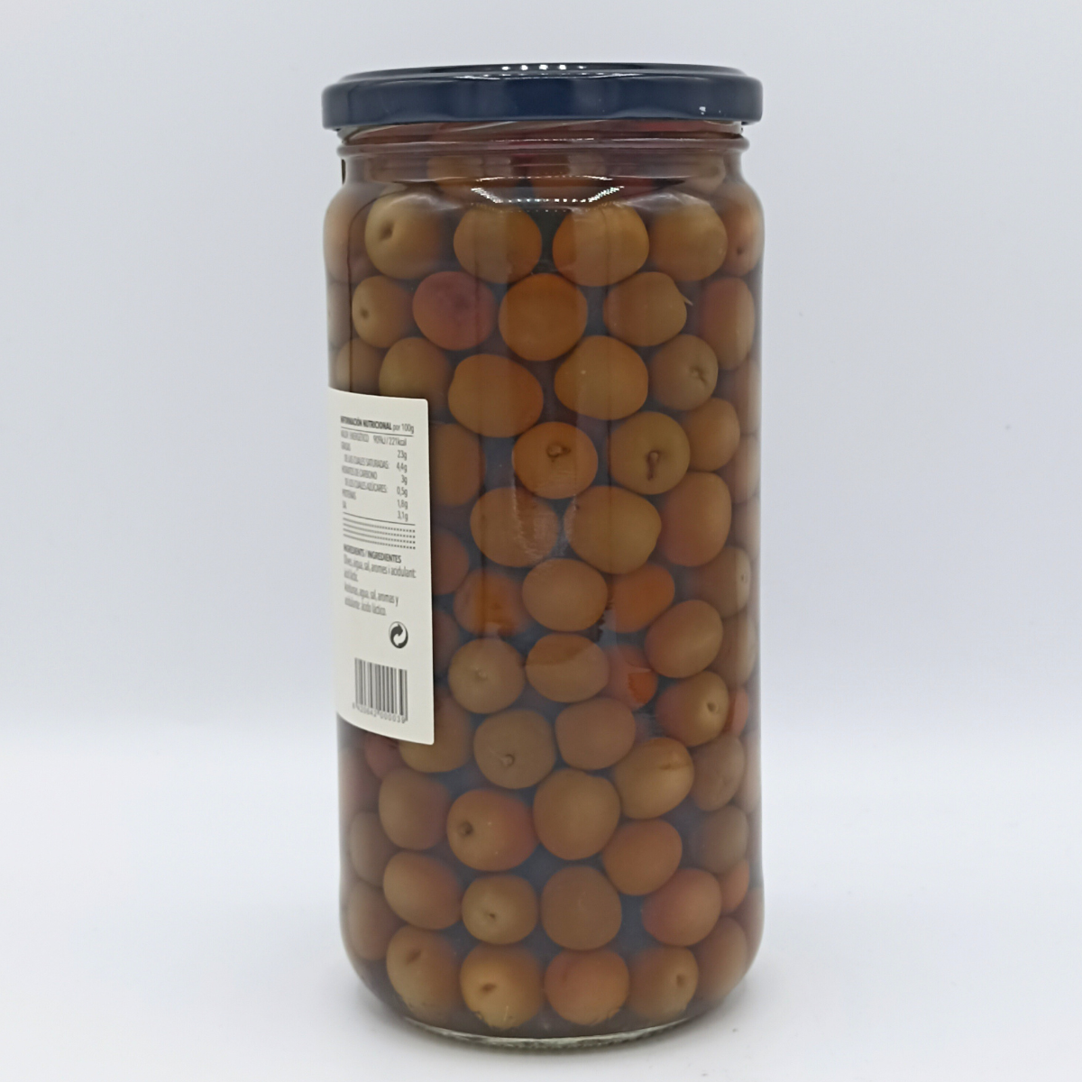 Olives amb Pinyol Arbequines La Masrojana 440 G.