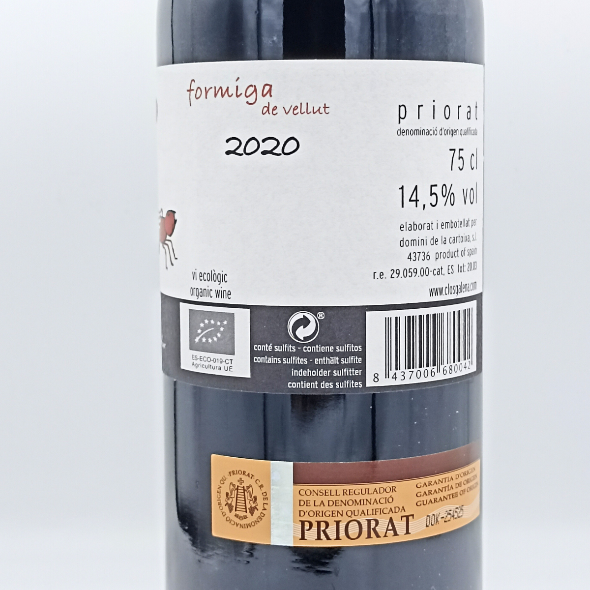 Vi negre Formiga de Vellut
