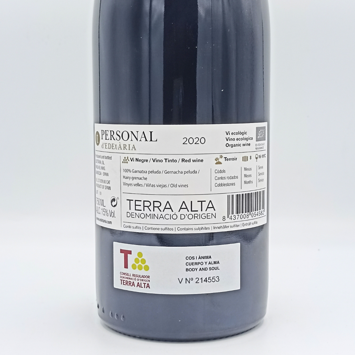 Vi negre Finca La Personal