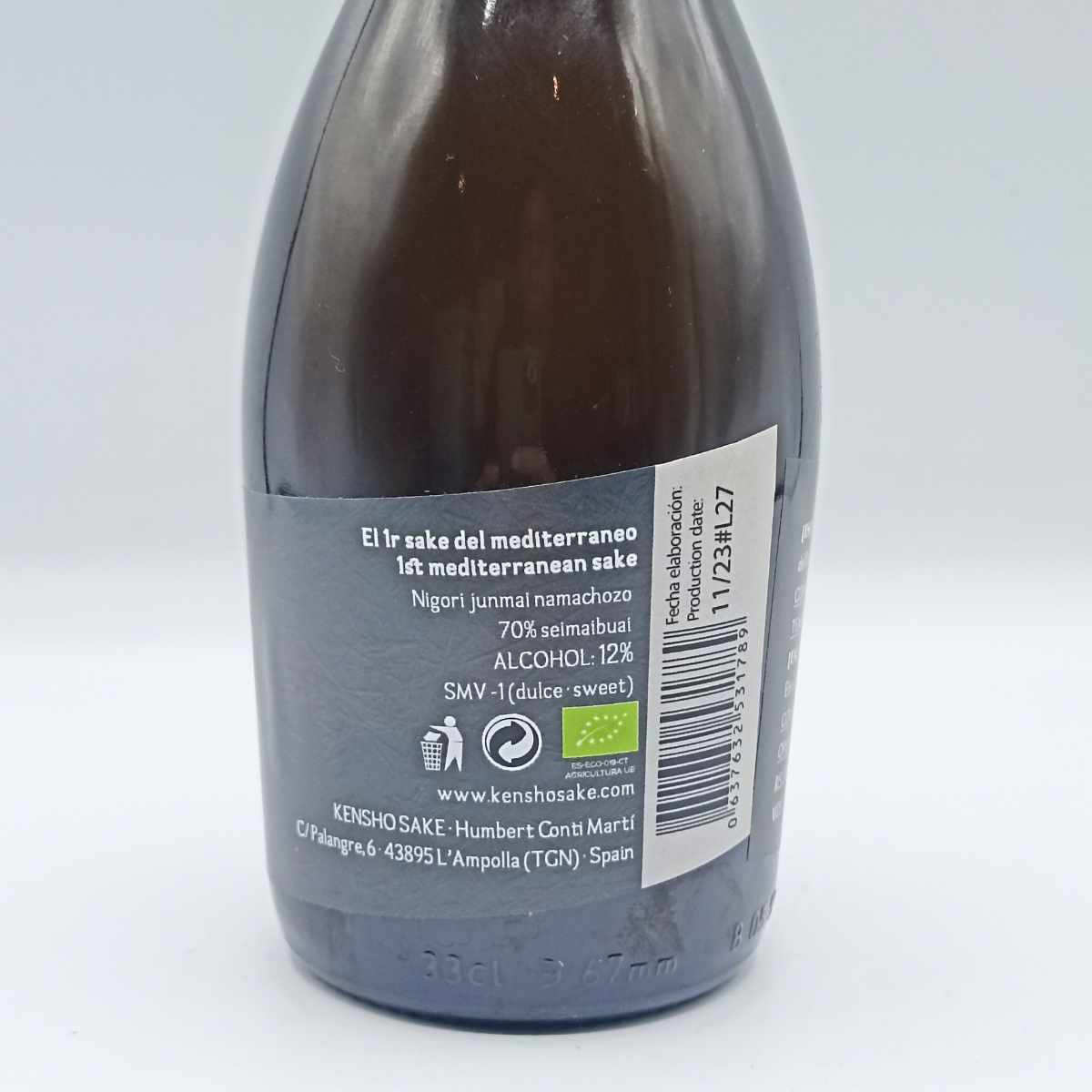 Sake Negre del Mediterrani Kenshô 33 cl.