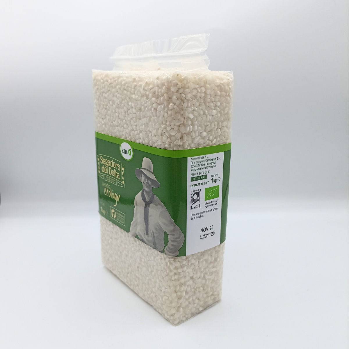 Arroz Ecológico Km 0 Segadors Del Delta 1 kg