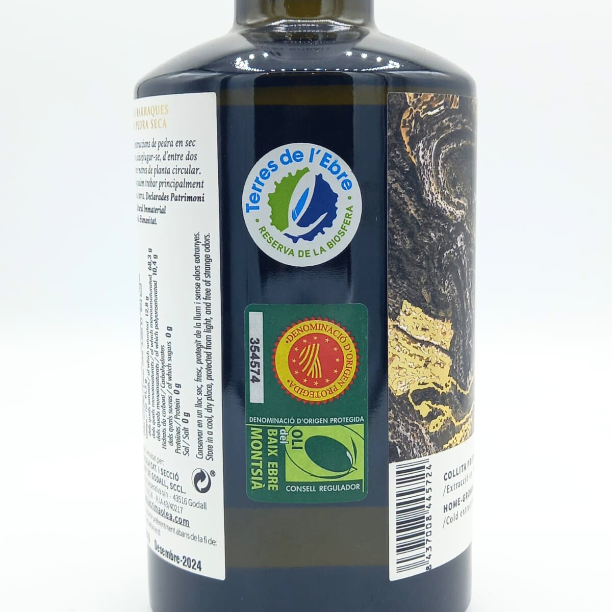 Oli d'Oliva Verge Extra Lacrima Aroma Monovarietal Sevillenca 500 ml.