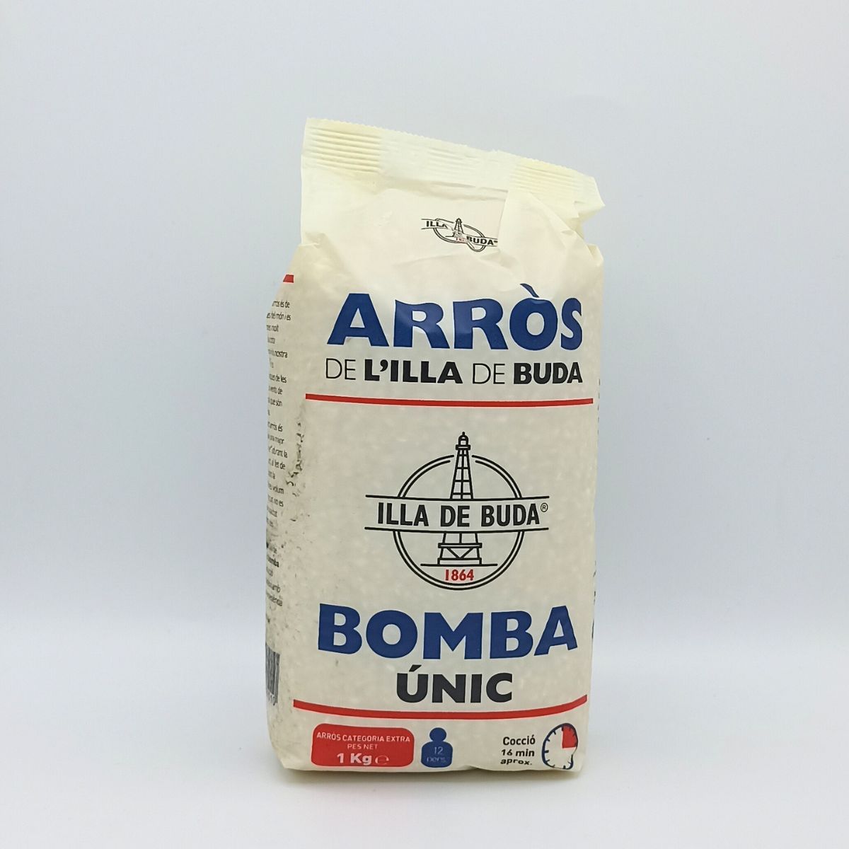 Arròs Bomba 'L'Illa de Buda' 1 Kg.