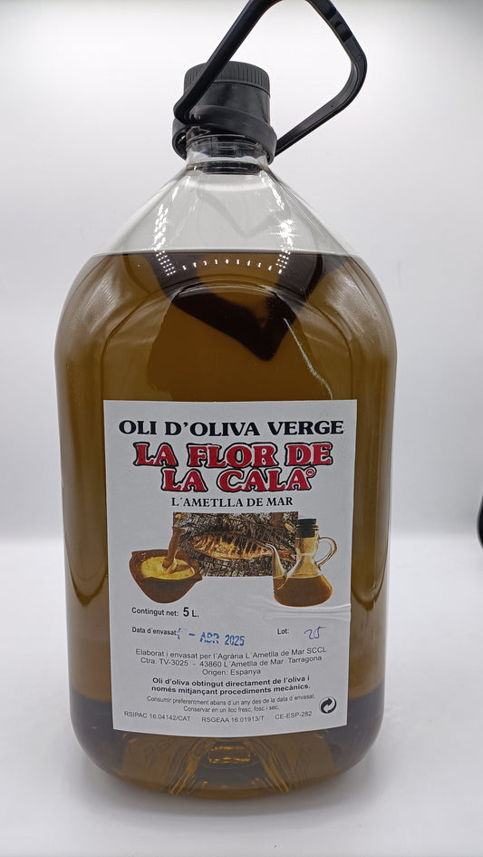 Oli d'Oliva Verge La Flor de la Cala 5 L