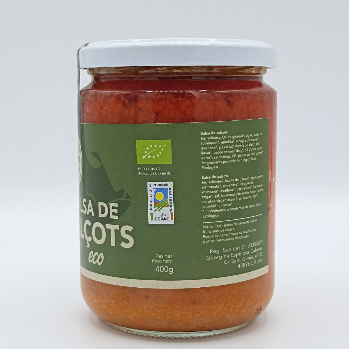 Salsa de Calçots Organic Foods 400g.