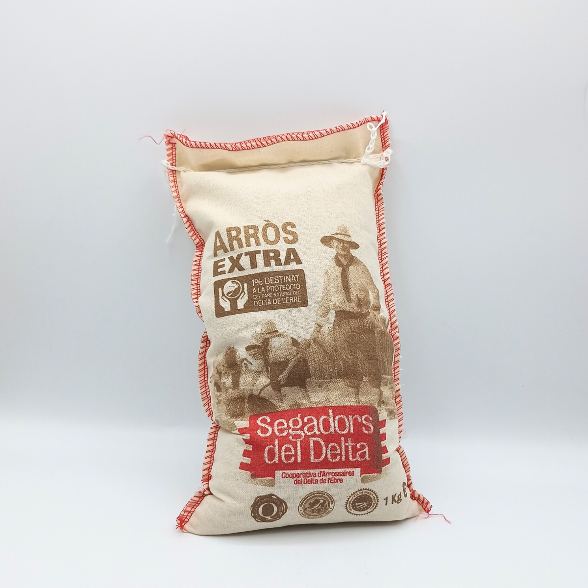 Arroz Extra Saco de Tela 1 kg. Segadors Del Delta