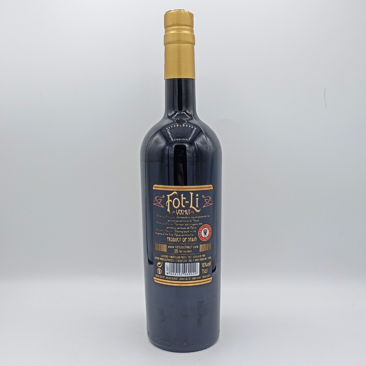 Vermut Roig Fot-Li Fòrmula Antiga 31 Botànics 0,75 L.