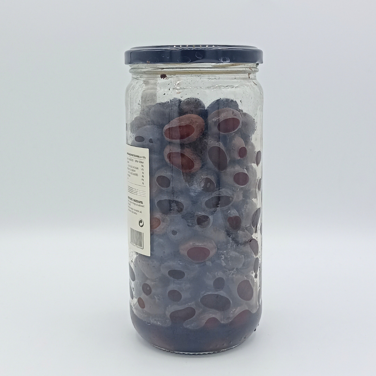 Olives Negres amb Pinyol La Masrojana 440 G.