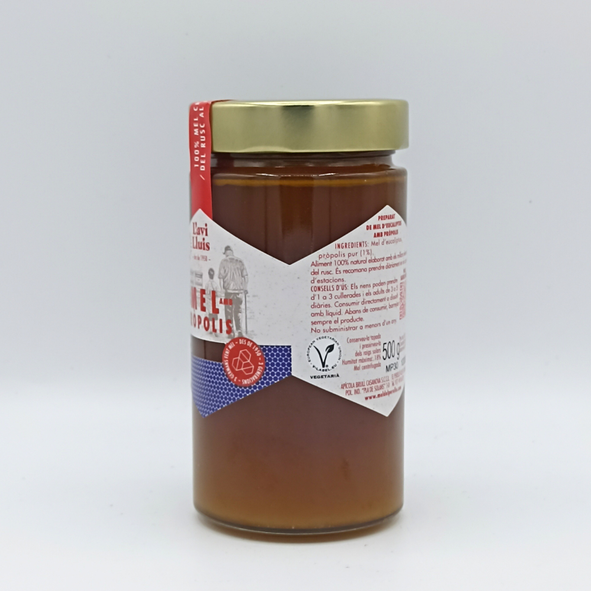 Mel de Pròpolis "L'Avi Lluís" 500 G.