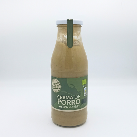 Crema de Puerro y Miso Ecológica Organic Foods 500 ml