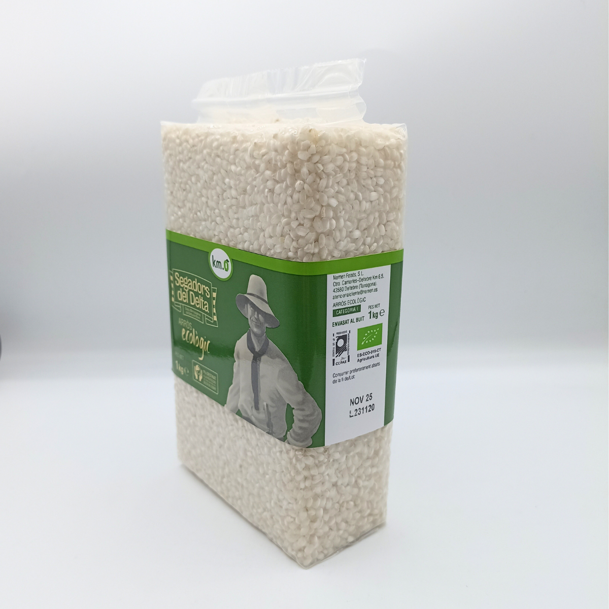 Arròs Ecològic Km 0 Segadors Del Delta 1 kg